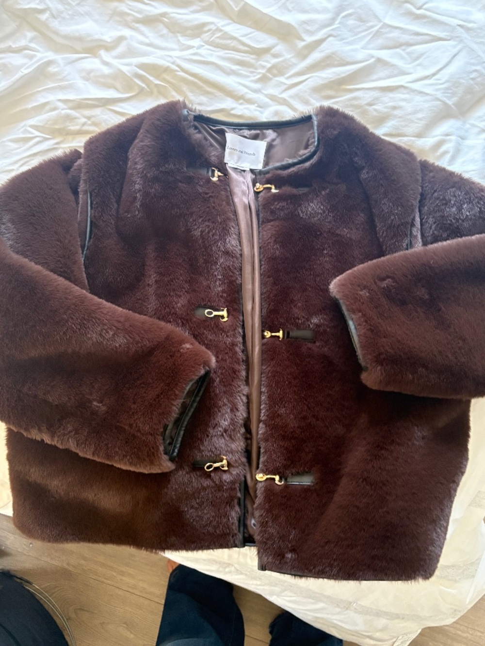 Furry short jacket